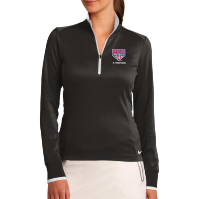 NIKE Women's Dri FIT 1/2 Zip Cover Up Thumbnail
